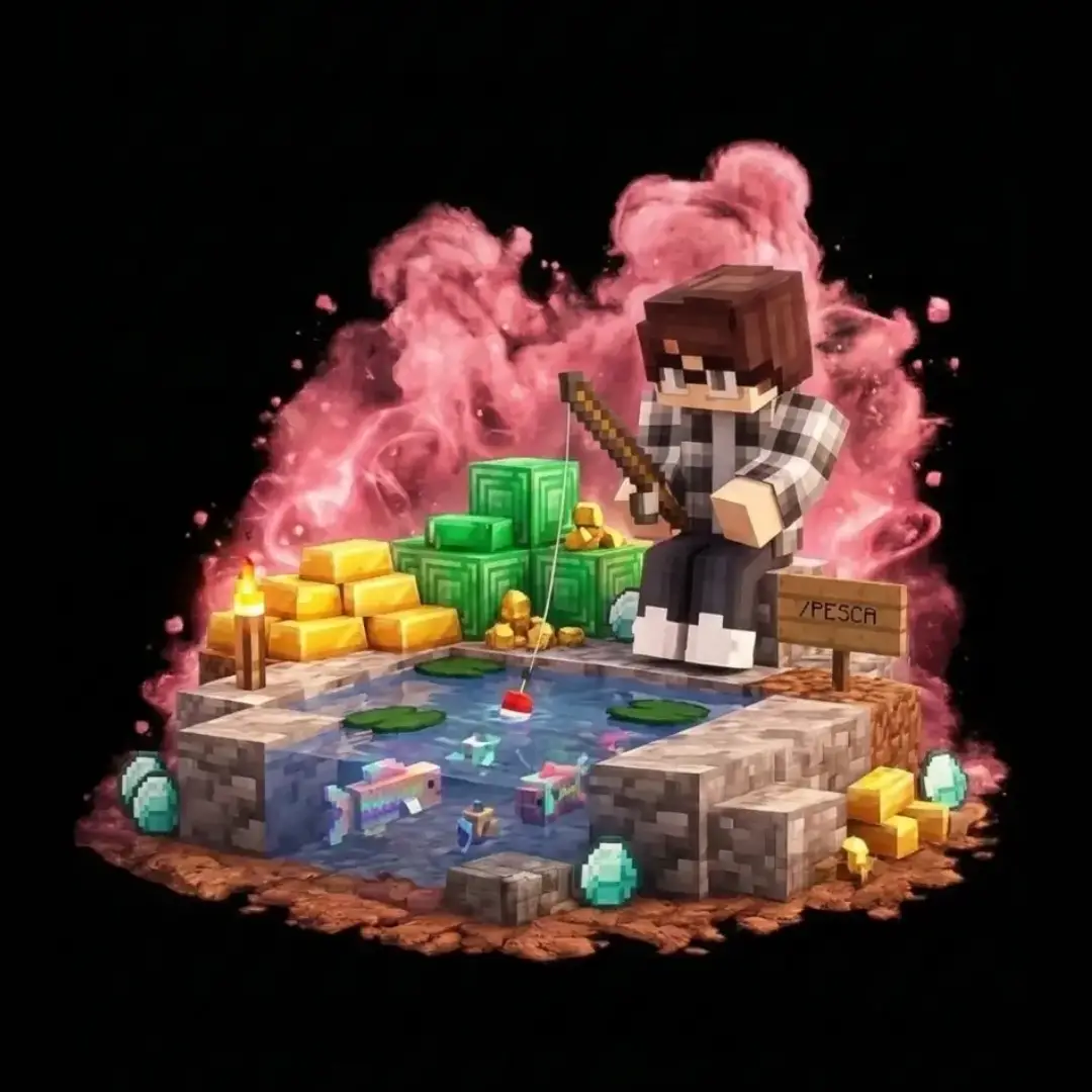 Sistema de pesca custom del servidor MASUKAI con peces especiales