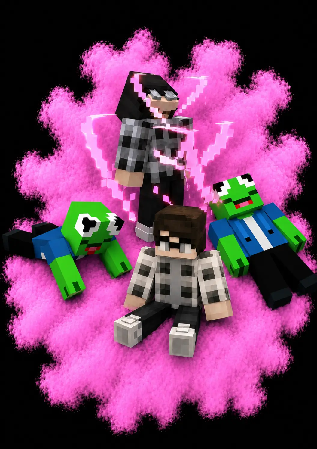 Acciones y animaciones del servidor Minecraft MASUKAI como sentarse, tumbarse, gatear y girar