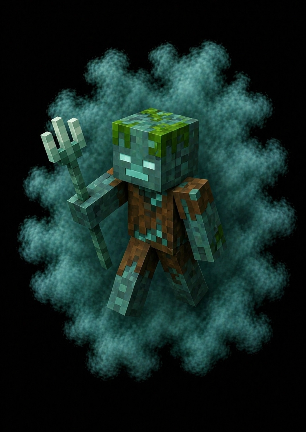 Mascota Ahogado de Minecraft en el servidor Masukai