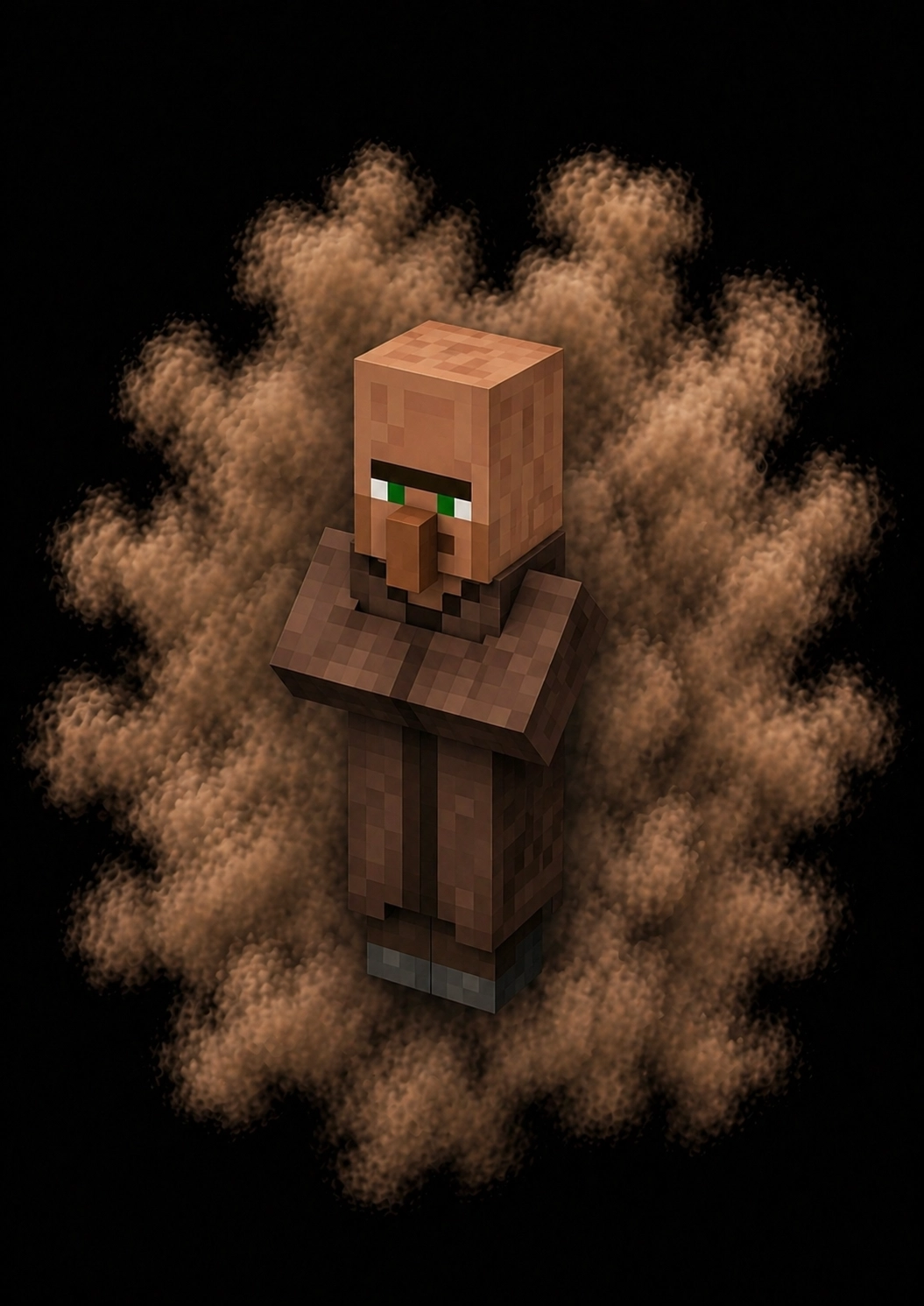 Mascota Aldeano de Minecraft en el servidor Masukai