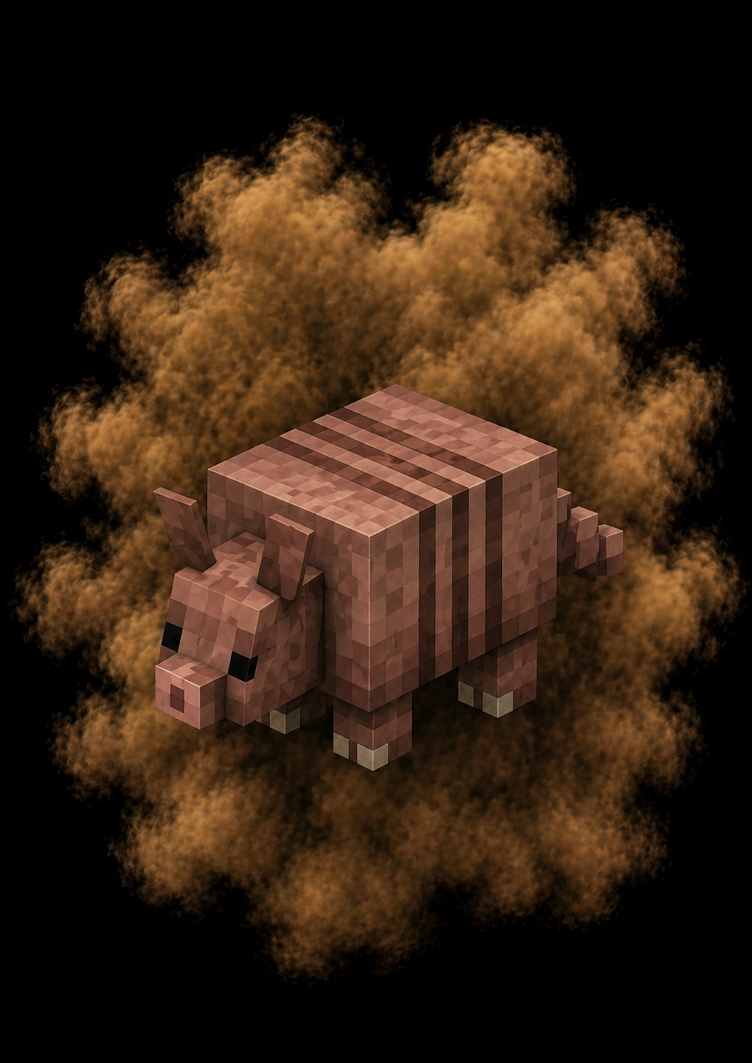 Mascota Armadillo de Minecraft en el servidor Masukai