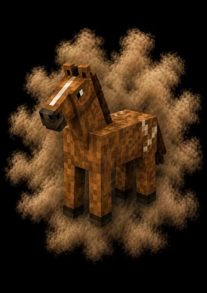 Mascota Caballo de Minecraft en el servidor Masukai