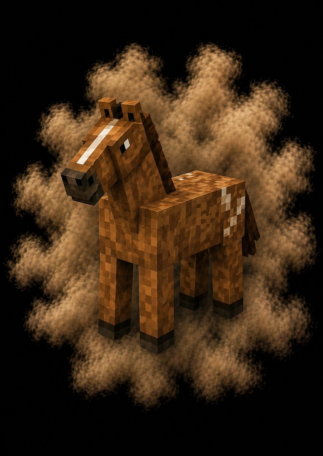 Mascota Caballo de Minecraft en el servidor Masukai