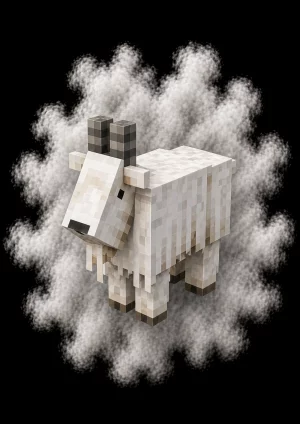 Mascota Cabra de Minecraft en el servidor Masukai