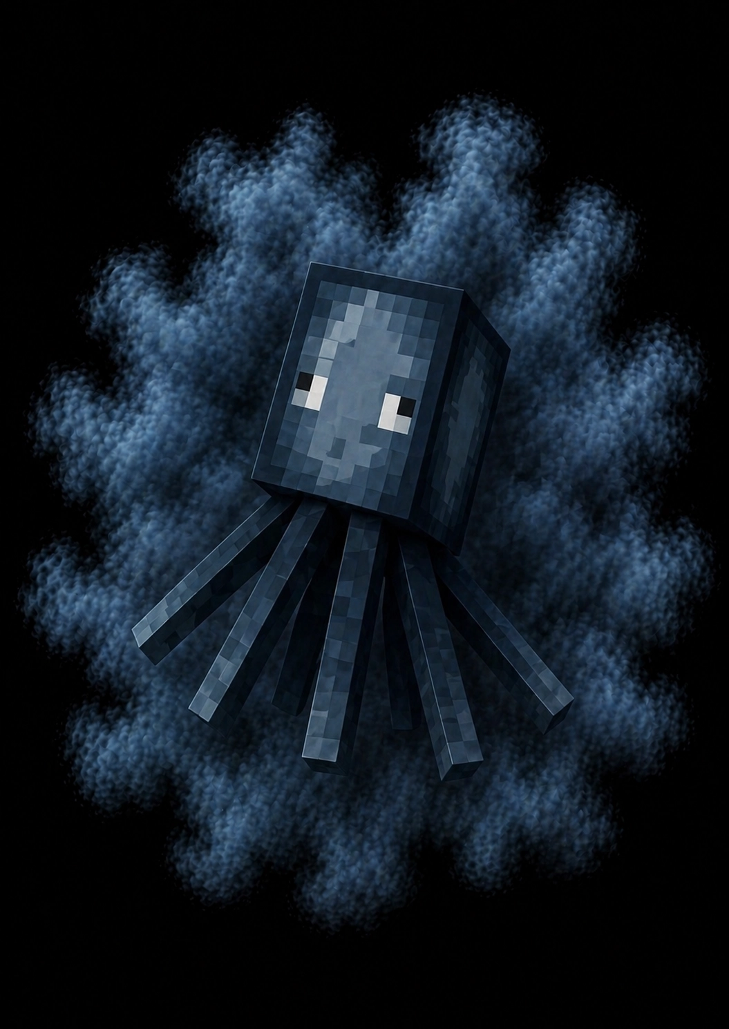 Mascota Calamar de Minecraft en el servidor Masukai