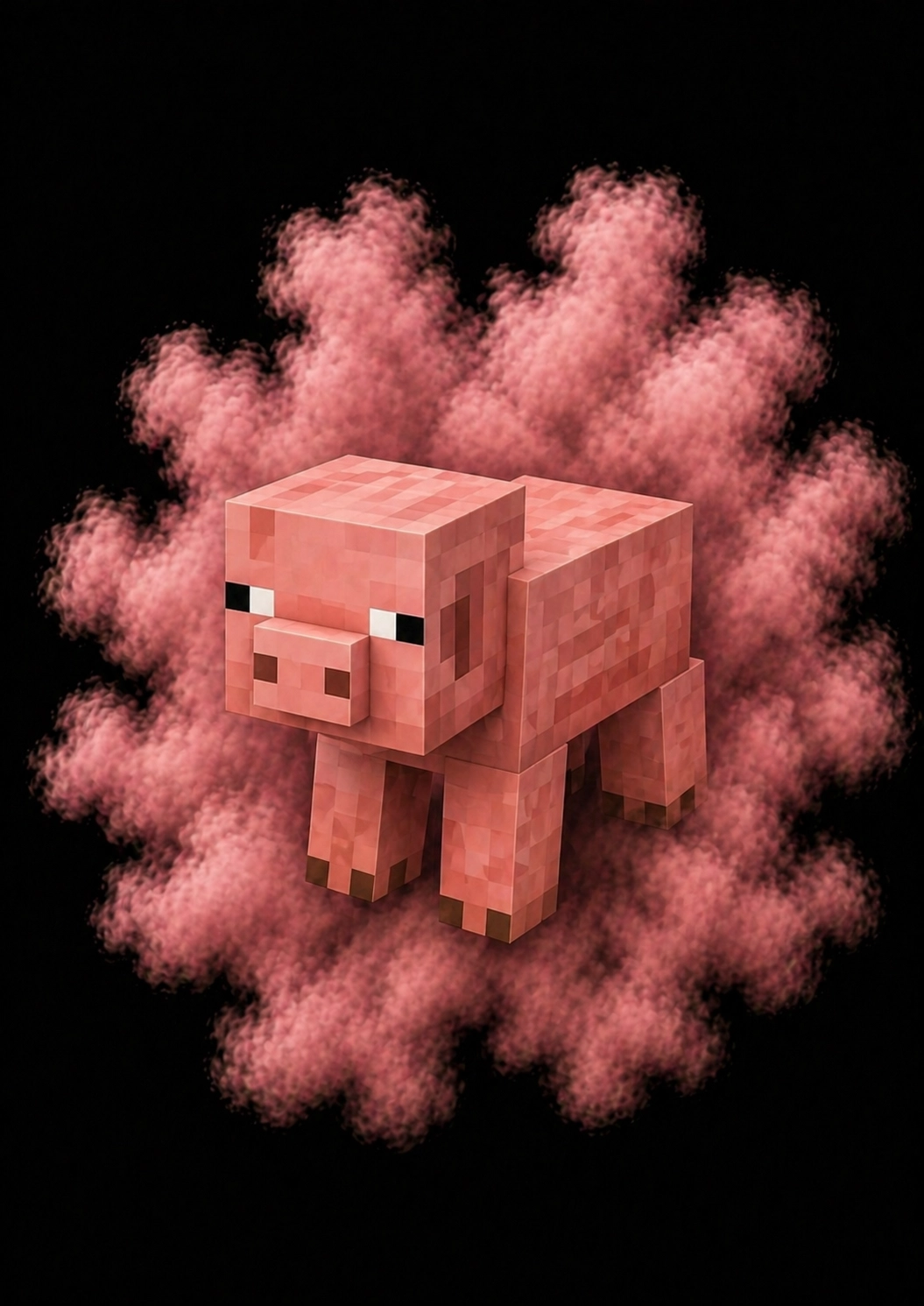 Mascota Cerdo de Minecraft en el servidor Masukai