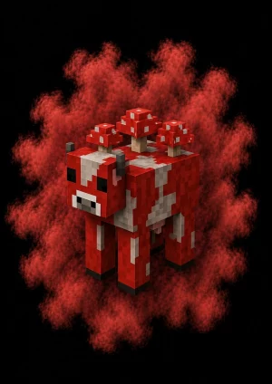 Mascota Champiñaca de Minecraft en el servidor Masukai