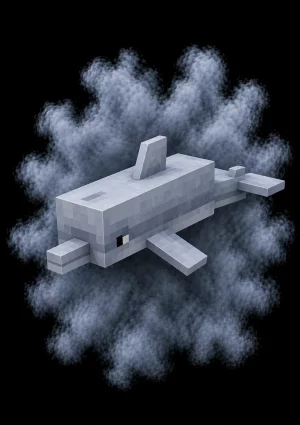 Mascota Delfín de Minecraft en el servidor Masukai