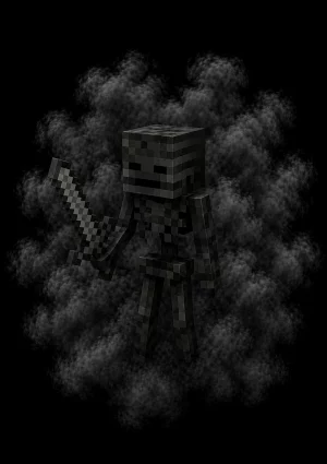 Mascota Esqueleto Wither de Minecraft en el servidor Masukai