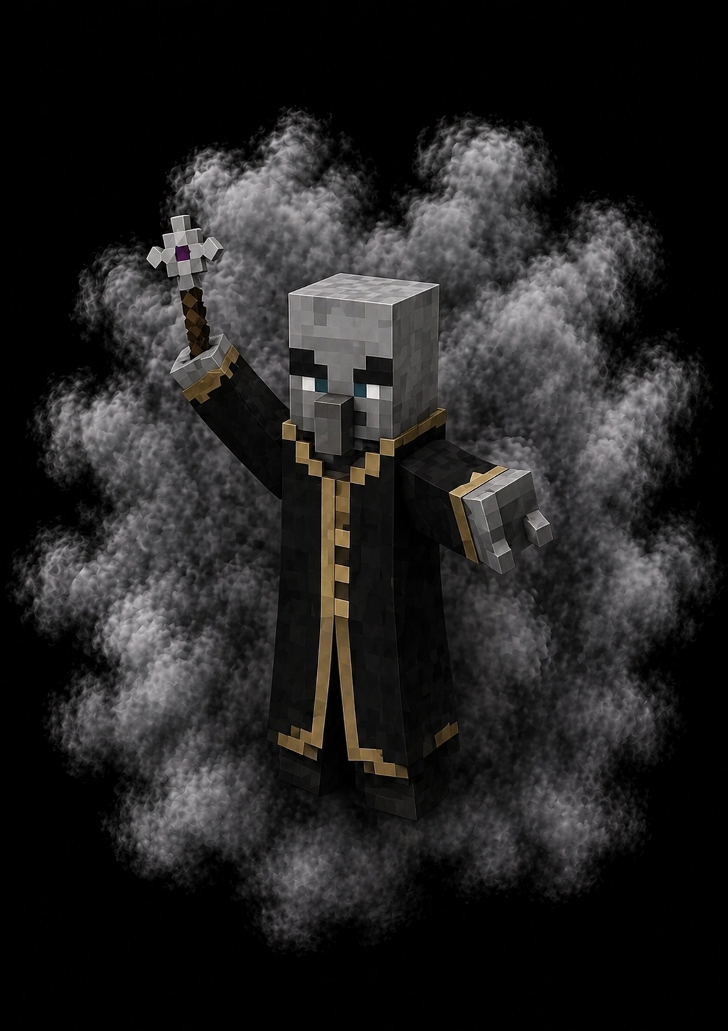Mascota Evocador de Minecraft en el servidor Masukai