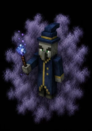 Mascota Ilusionista de Minecraft en el servidor Masukai