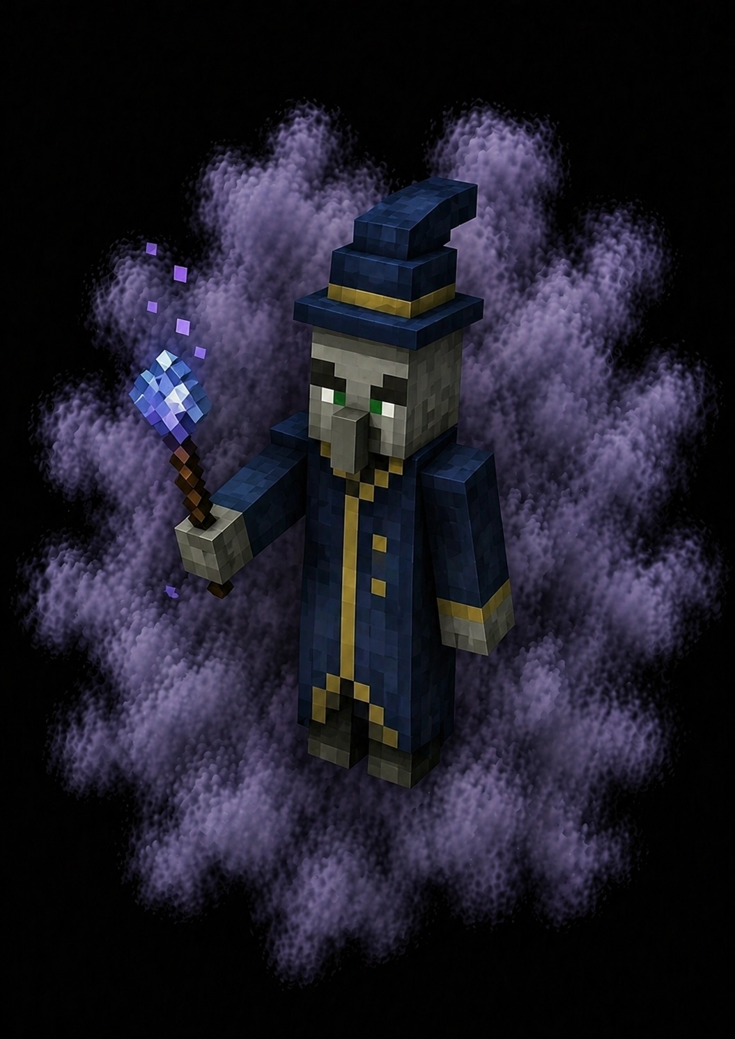 Mascota Ilusionista de Minecraft en el servidor Masukai