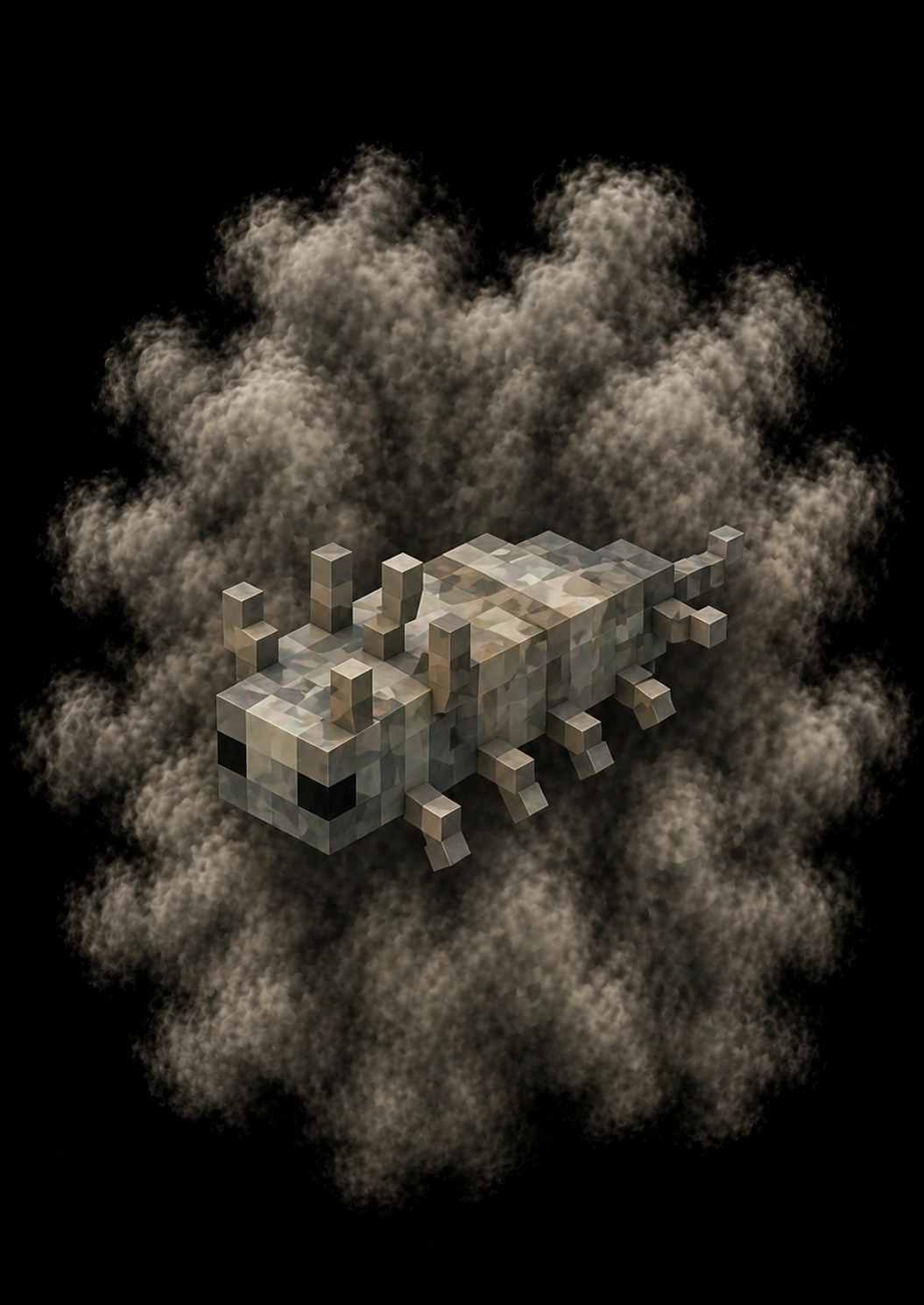 Mascota Lepisma de Minecraft en el servidor Masukai