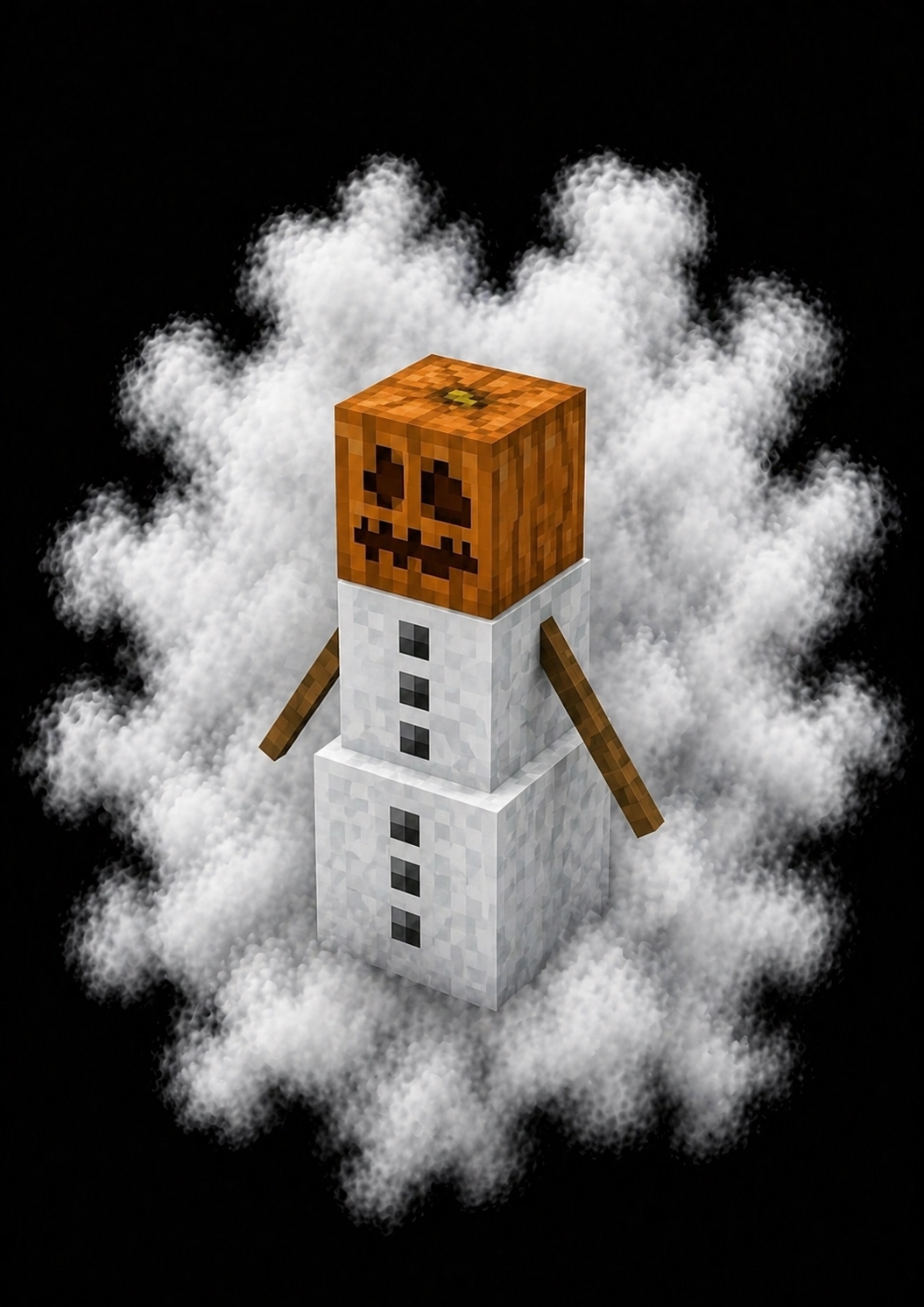 Mascota Muñeco de Nieve de Minecraft en el servidor Masukai