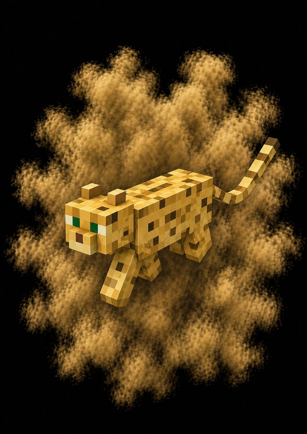 Mascota Ocelote de Minecraft en el servidor Masukai