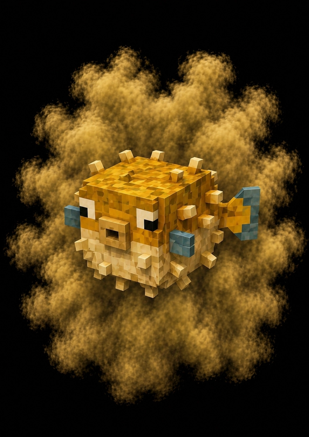 Mascota Pez Globo de Minecraft en el servidor Masukai