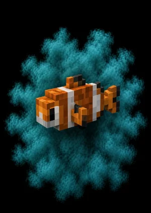 Mascota Pez Tropical de Minecraft en el servidor Masukai