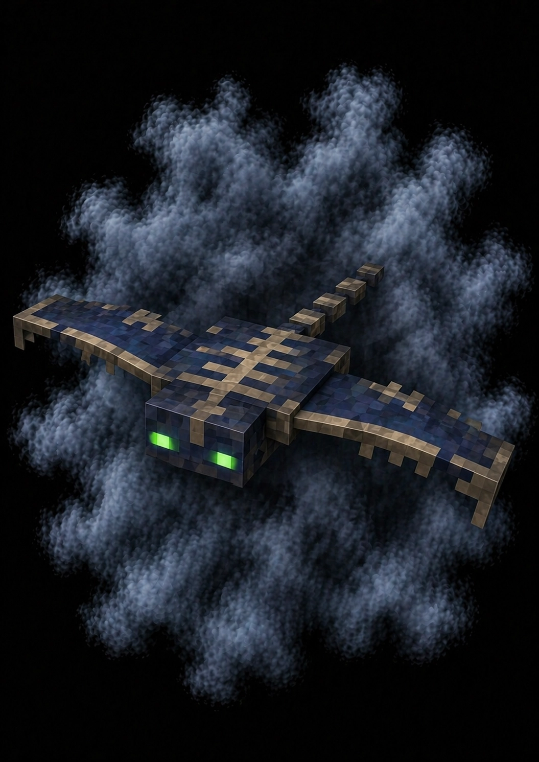 Mascota Phantom de Minecraft en el servidor Masukai