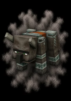 Mascota Ravager de Minecraft en el servidor Masukai