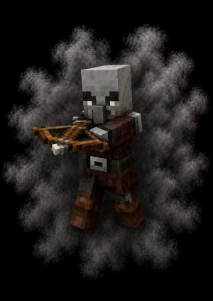 Mascota Saqueador de Minecraft en el servidor Masukai