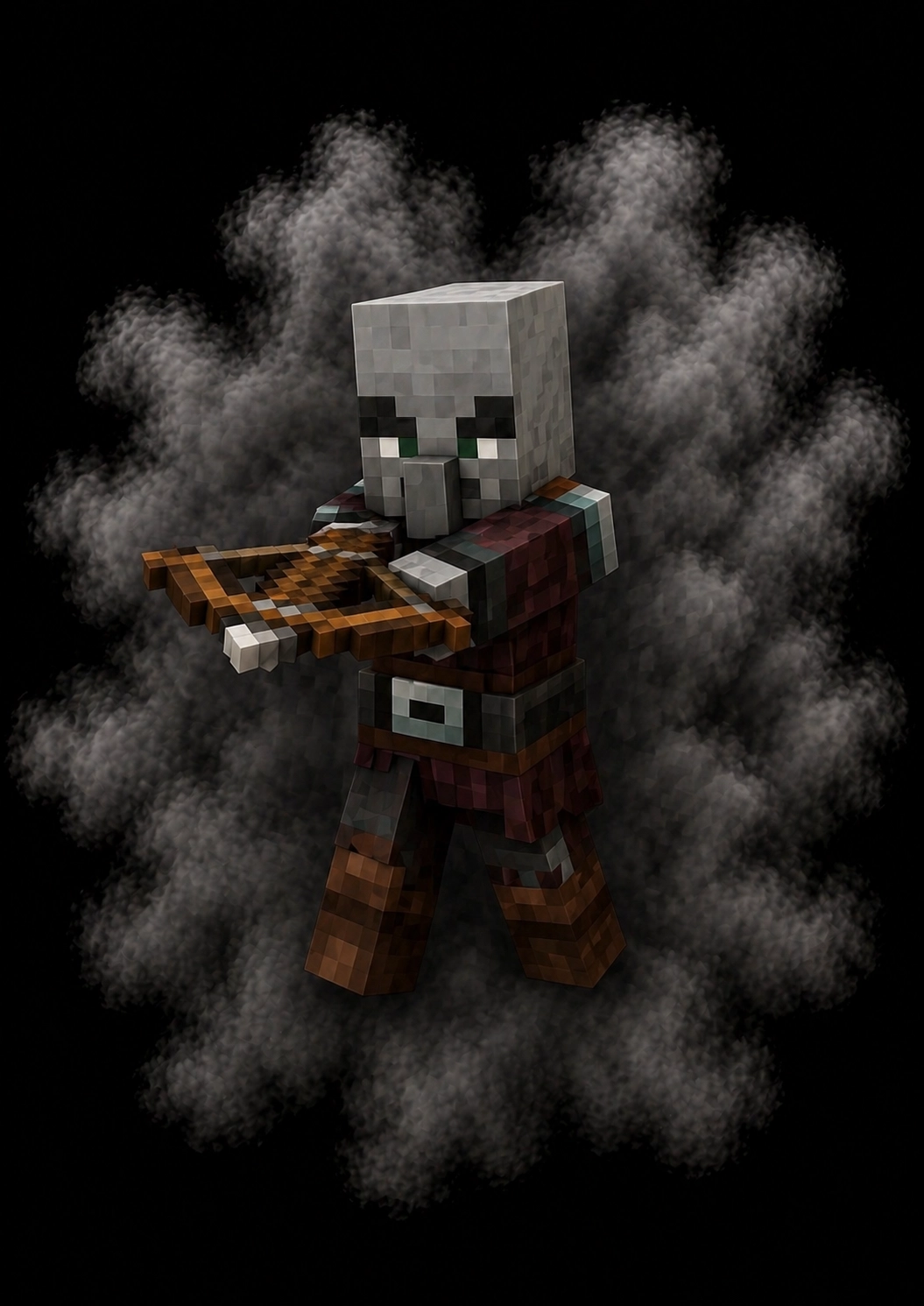 Mascota Saqueador de Minecraft en el servidor Masukai