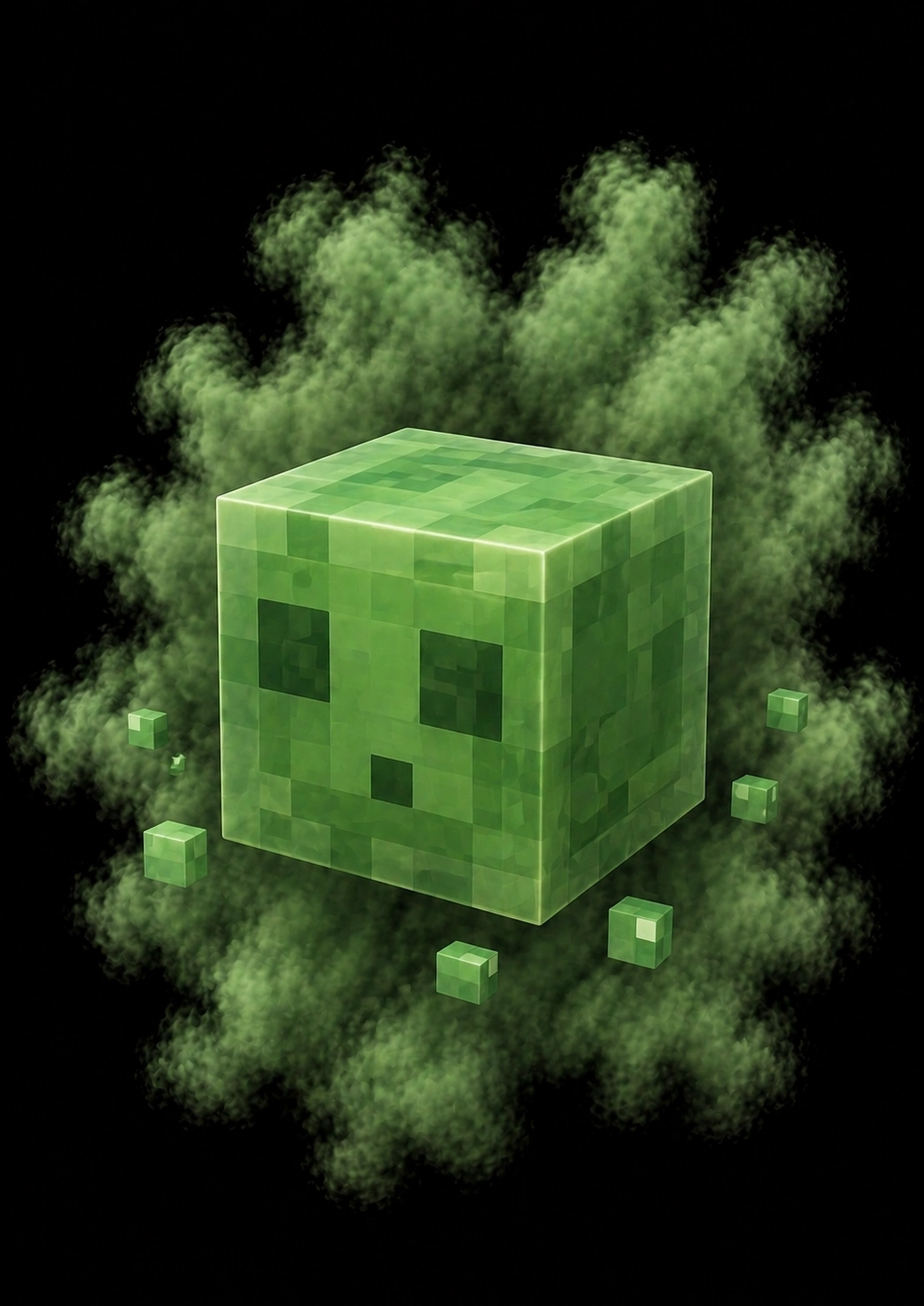 Mascota Slime de Minecraft en el servidor Masukai