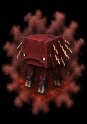 Mascota Lavagante de Minecraft en el servidor Masukai