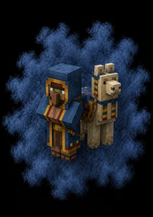 Mascota Vendedor Ambulante de Minecraft en el servidor Masukai