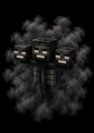 Mascota Wither de Minecraft en el servidor Masukai