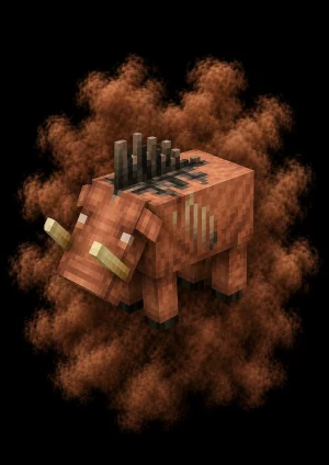Mascota Zoglin de Minecraft en el servidor Masukai